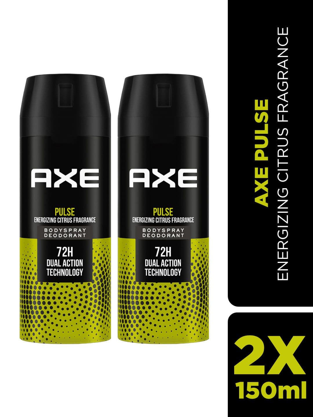 AXE Men Set Of 2 Pulse Long Lasting Body Spray - 150ml Each - view 1