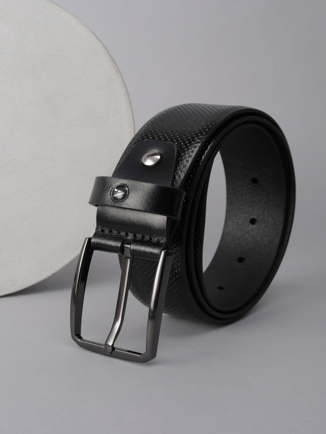 Van Heusen Men Textured Leather Belt - view 1