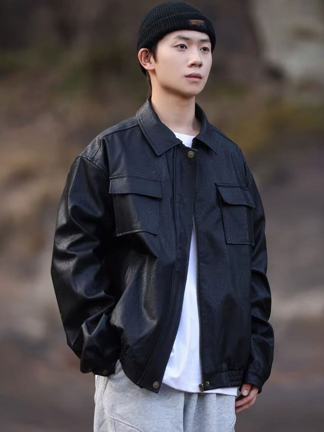 KPOP Men Bomber Jacket - view 1