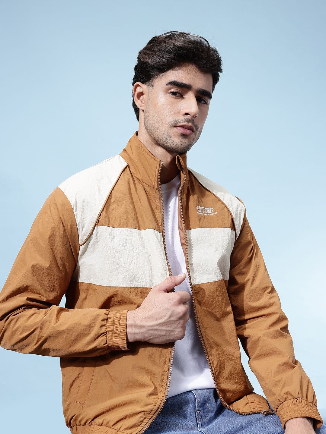 glitchez Colourblocked Windcheater Jacket - view 1
