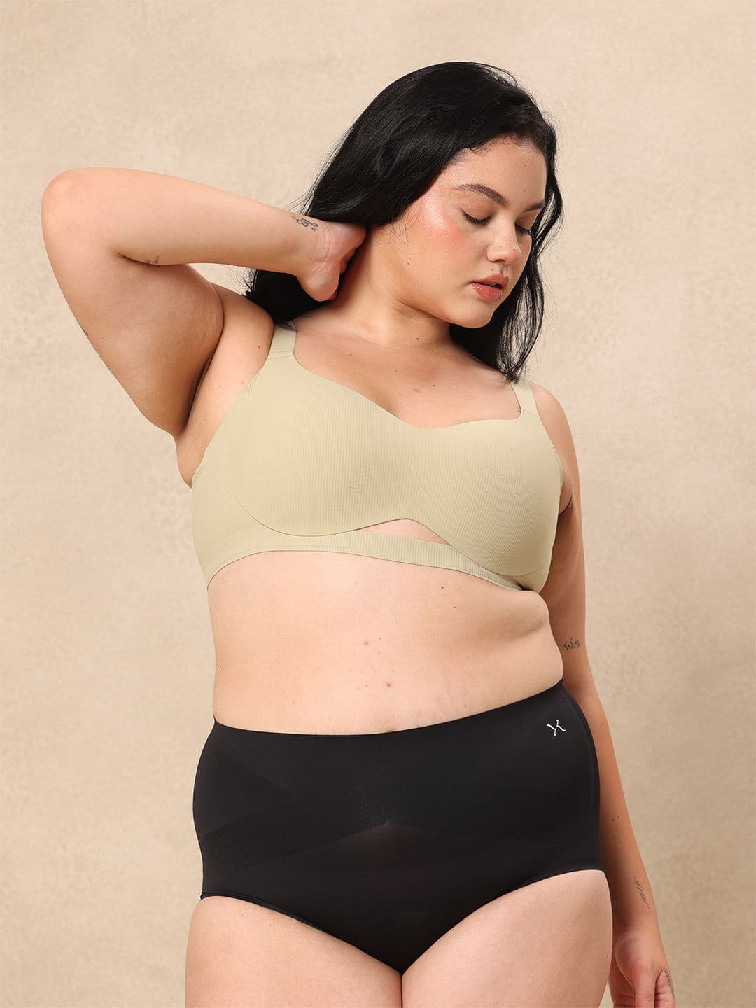 Krvvy Women Seamless Ultrasoft Tummy Control Panty - view 1