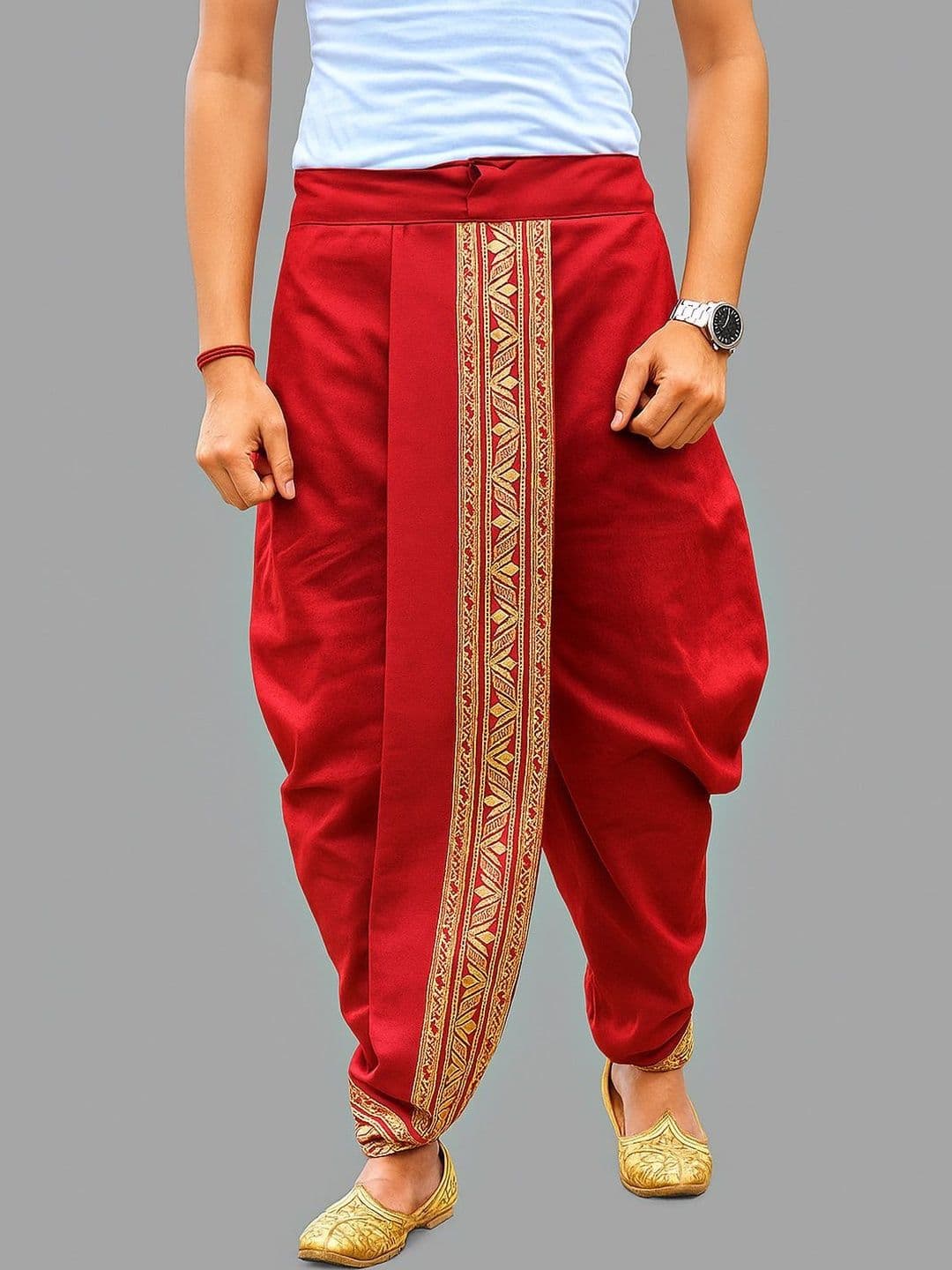 Krishiv Lifestyle Embroidered Dhoti - view 1