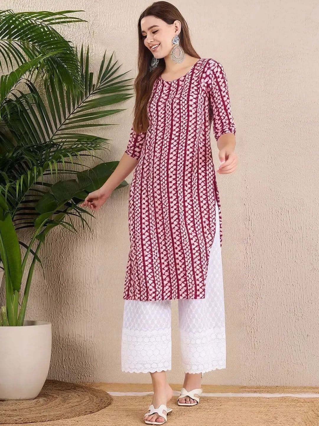 arangya Women Pack Of 2 Ethnic Motifs Printed Indie Prints Crepe Kurta - view 1