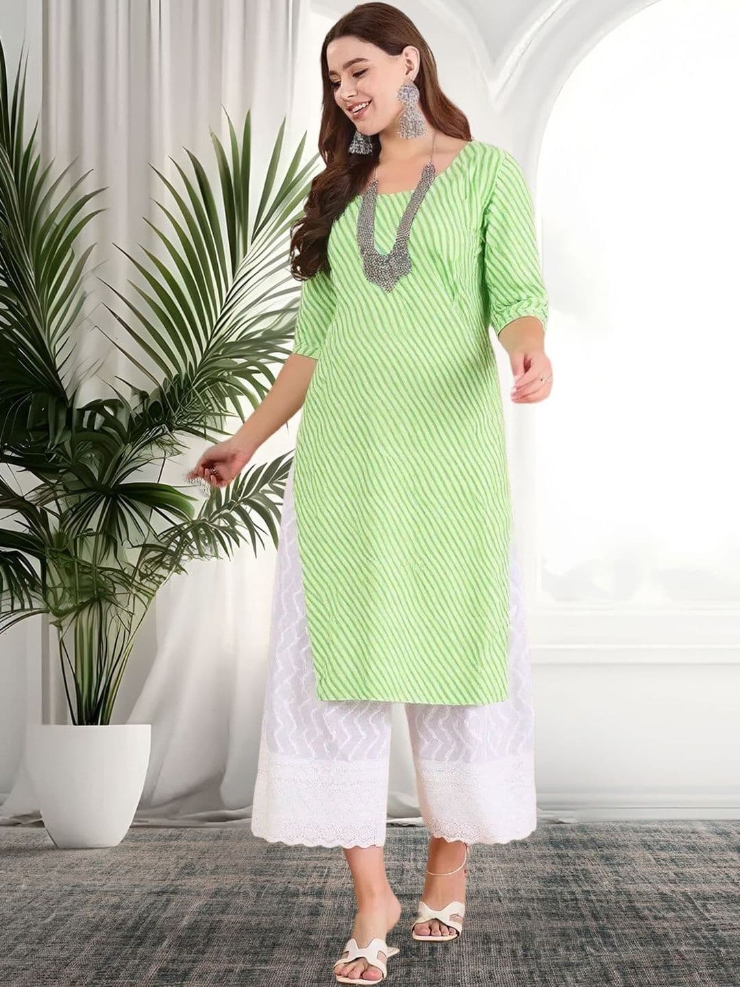 arangya Women Pack Of 3 Printed Crepe Kurta - view 1