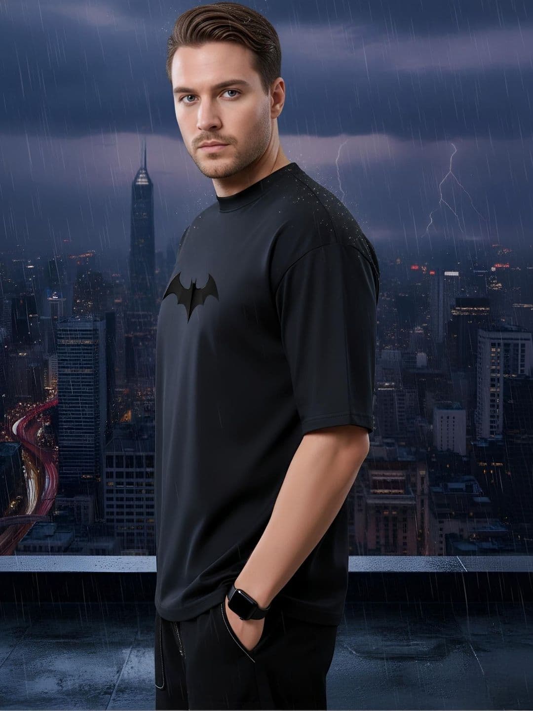 KAIDO Men Batman Printed T-shirt - view 1