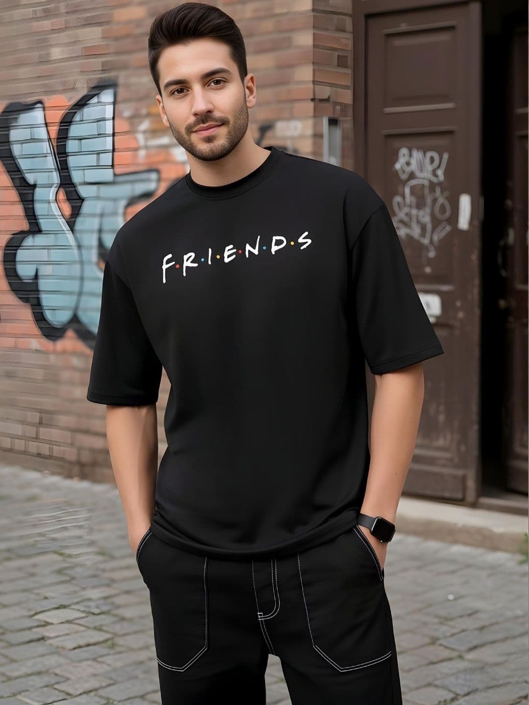Moda Rapido Men Typography Printed T-shirt - view 1