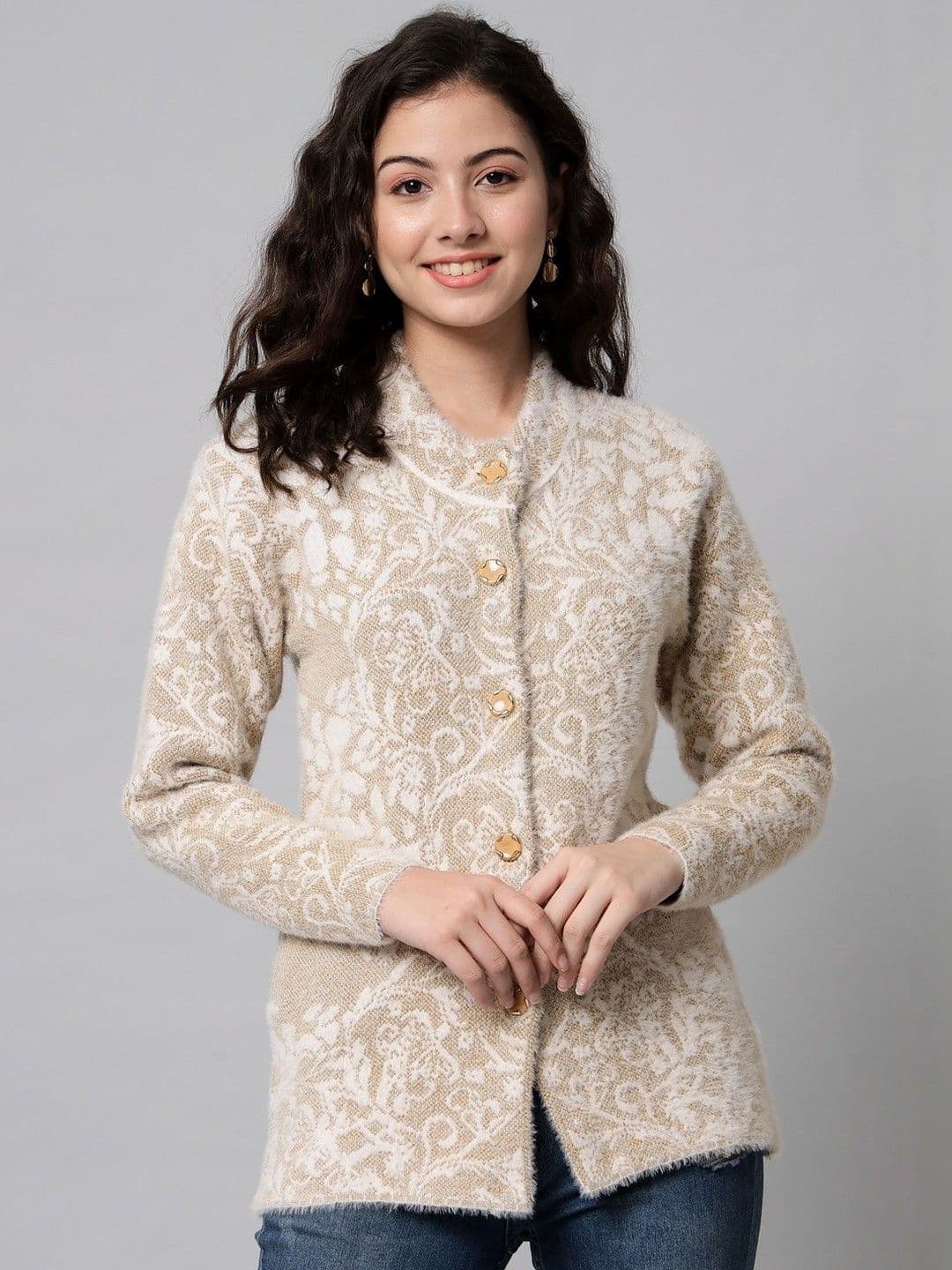 eKools Women Woollen Cardigan - view 1