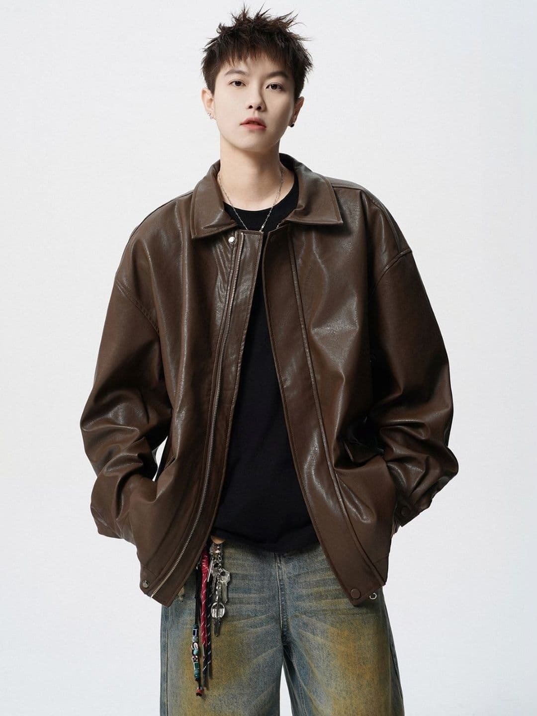 KPOP Men Bomber Jacket - view 1
