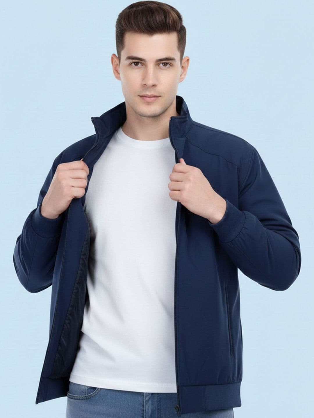 SZN Men Lightweight Bomber Jacket - view 1