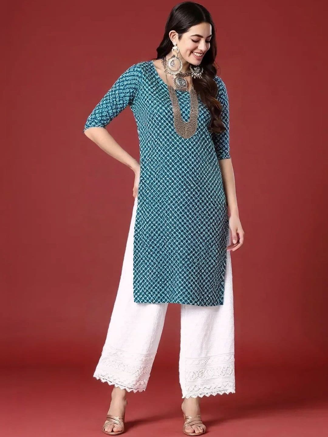 arangya Women Ethnic Motifs Printed Indie Prints Crepe Kurta - view 1