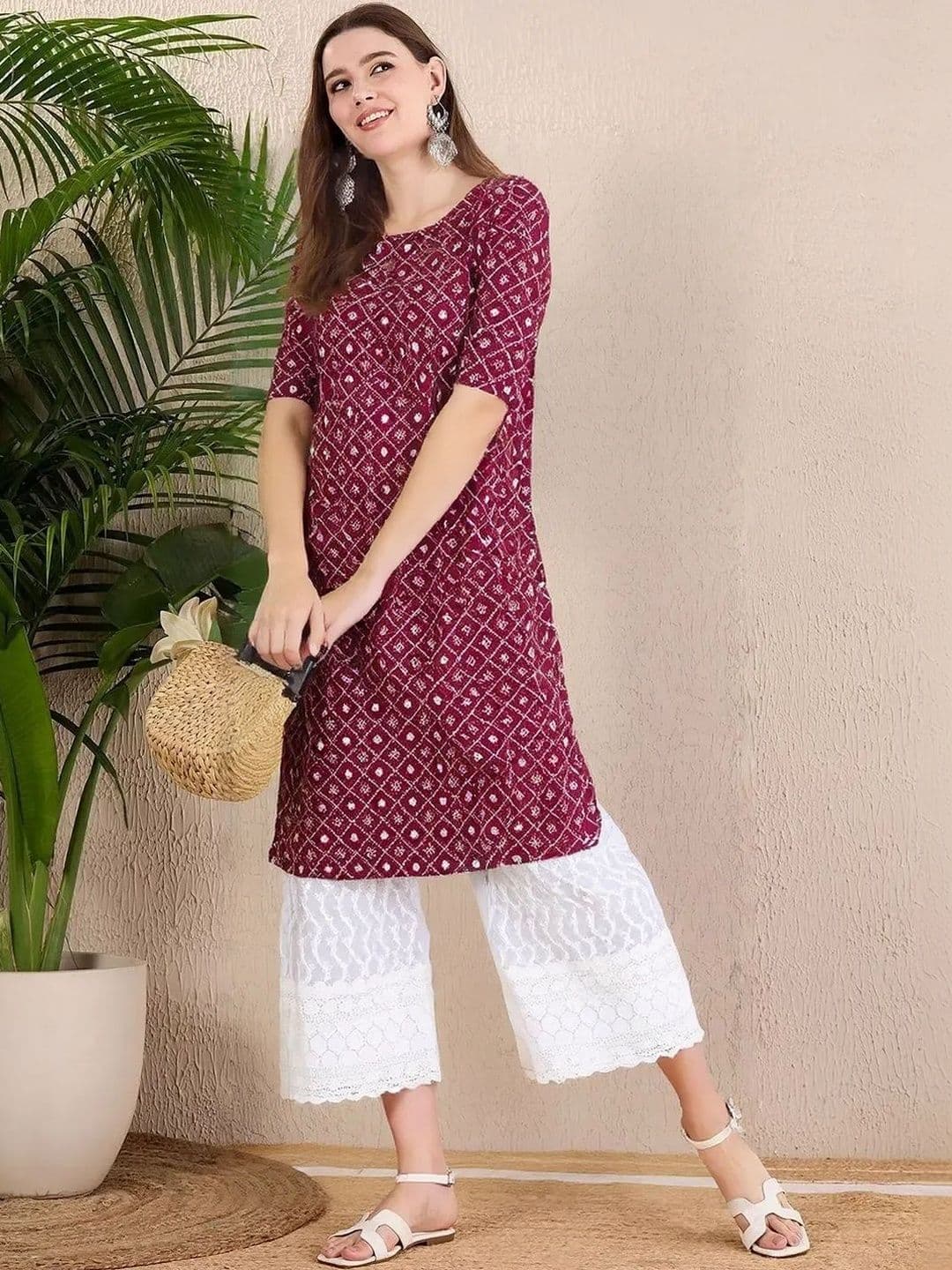 arangya Women Pack Of 3 Ethnic Motifs Printed Indie Prints Crepe Kurta - view 1