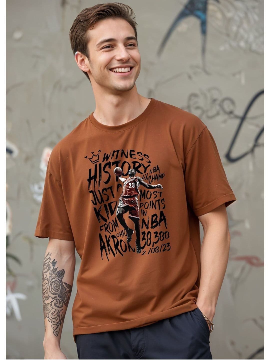 SMARTEES Men LeBron James Printed T-shirt - view 1