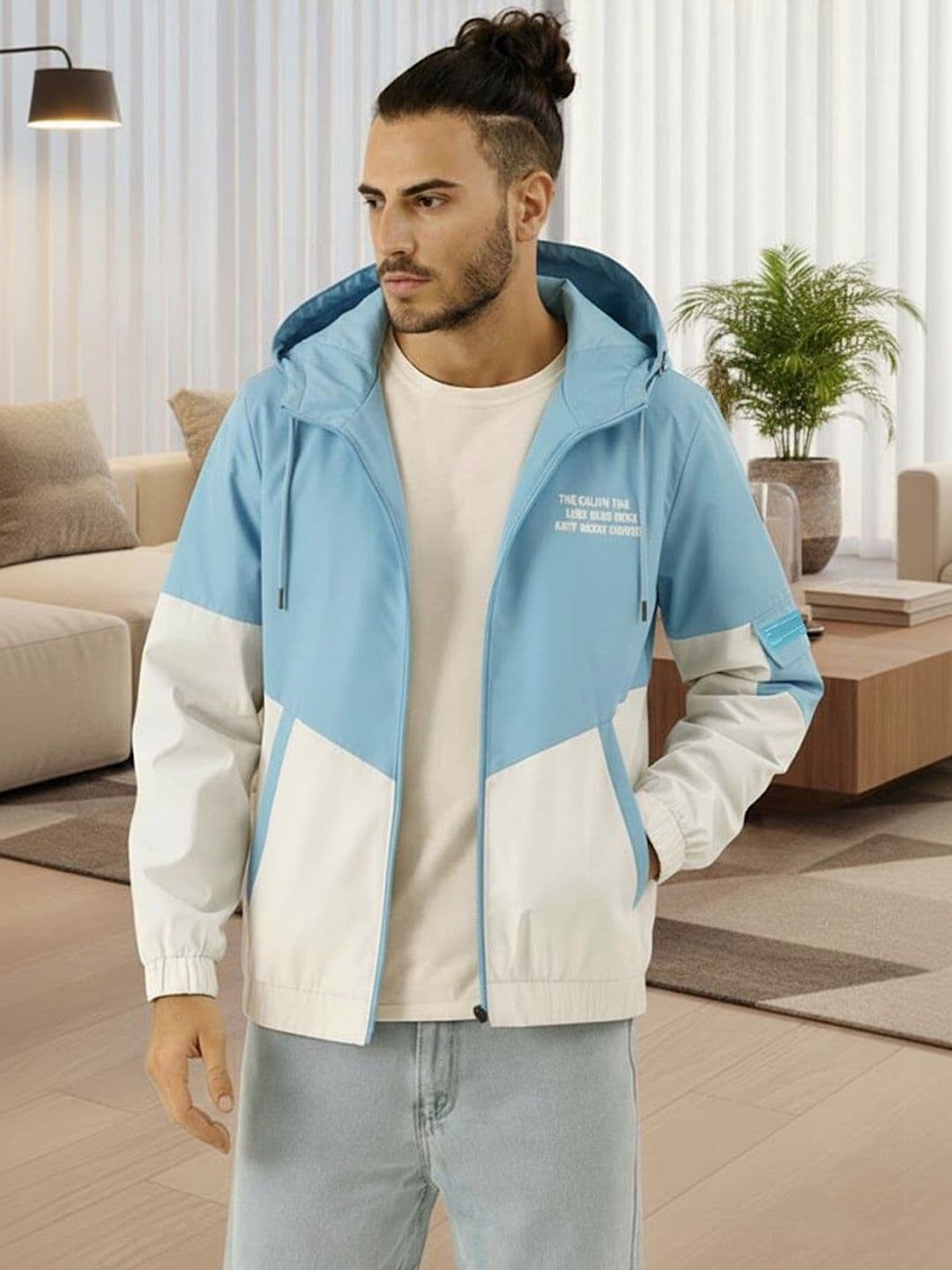 MOTREX Men Colourblocked Lightweight Woven Jacket - view 1