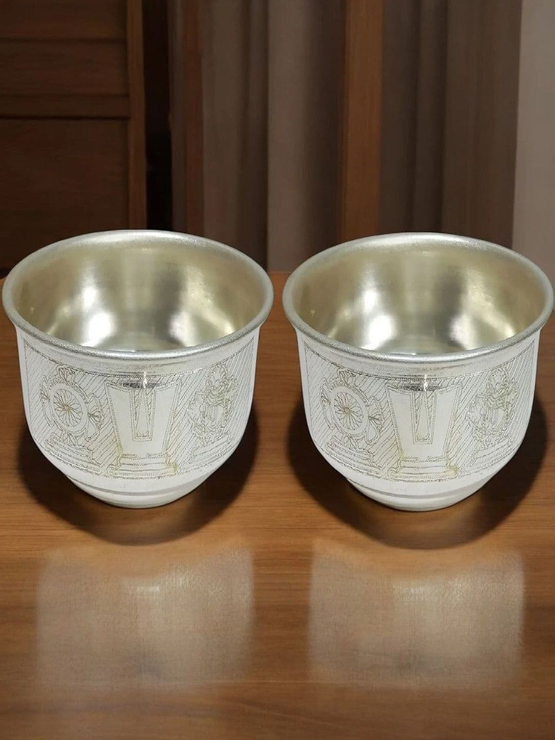 Sigaram 2-Pcs Textured House Warming Pooja Prasadam Bowl - view 1
