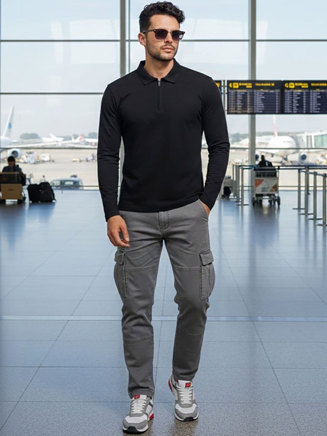 SZN Men Polo Collar T-shirt - view 1