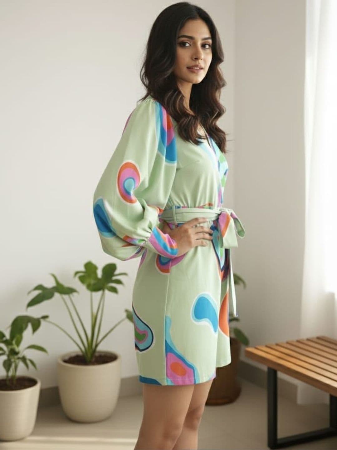 Sleek Italia Printed Jumpsuit - view 1