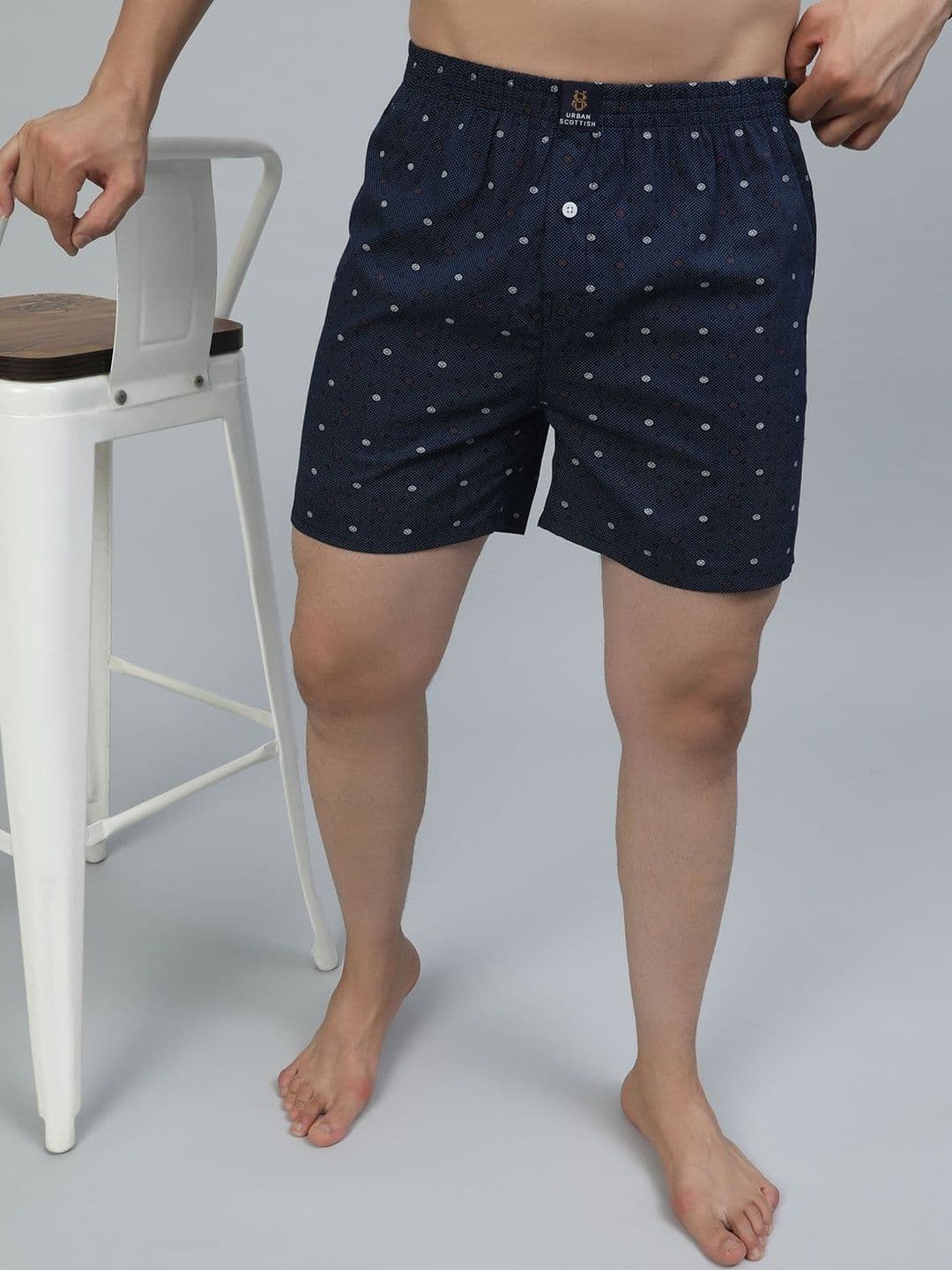 URBAN SCOTTISH Printed Cotton Boxers - view 1