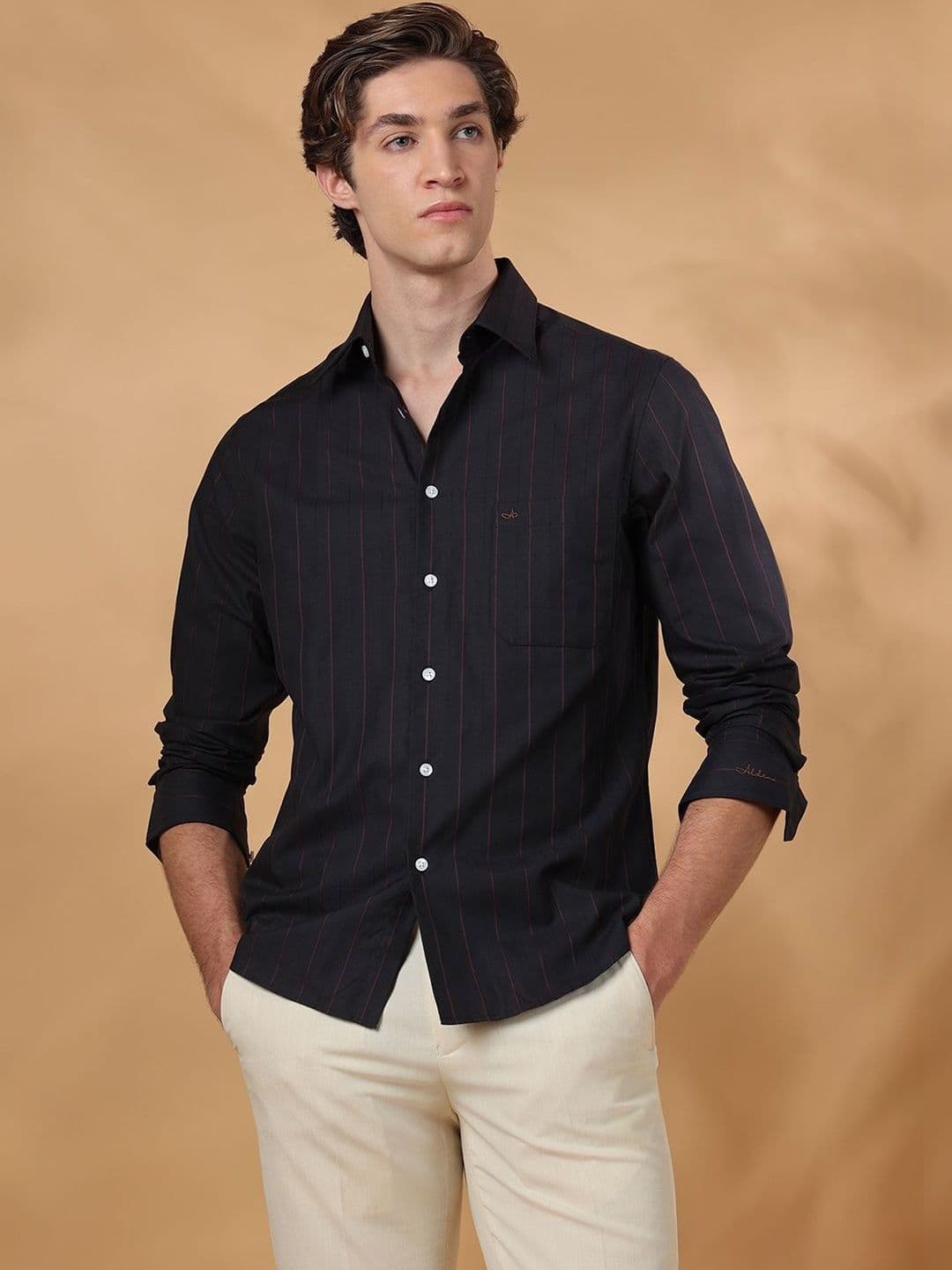 Aldeno Men Standard Striped Casual Shirt - view 1