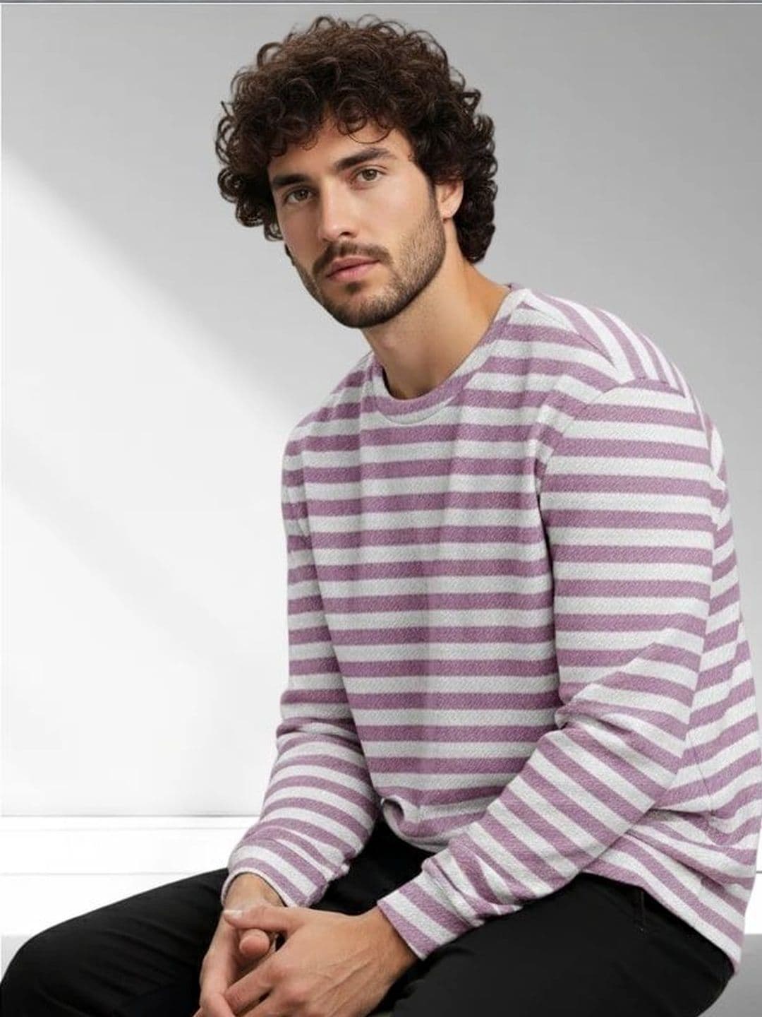 SZN Men Striped T-shirt - view 1