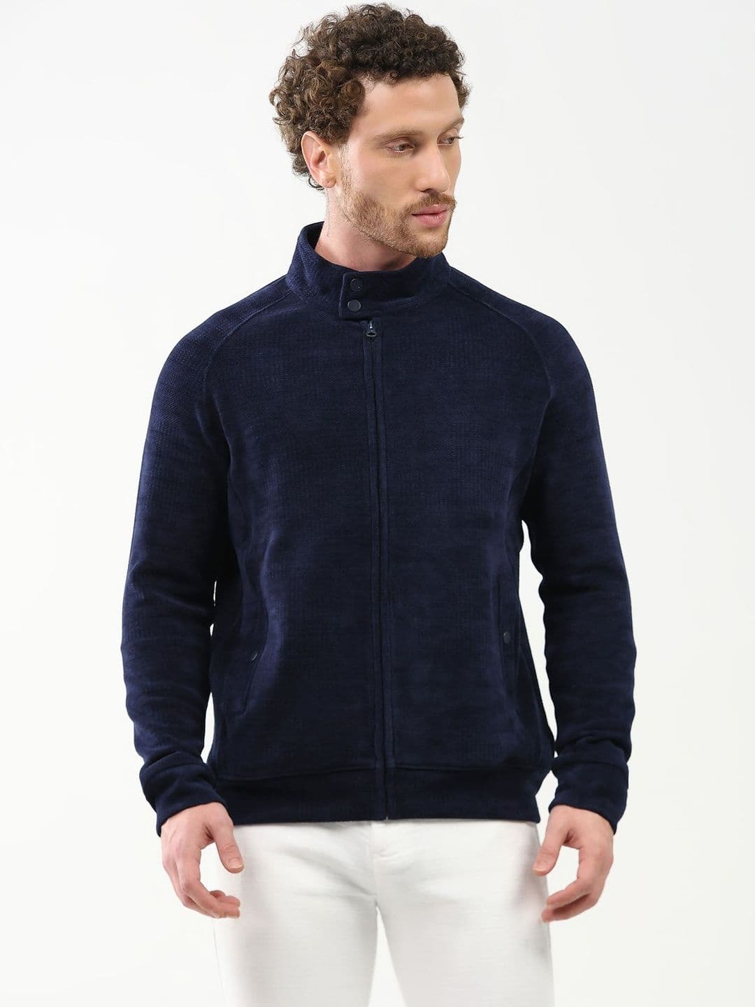 Global Republic Men Woollen Open Front Jacket - view 1