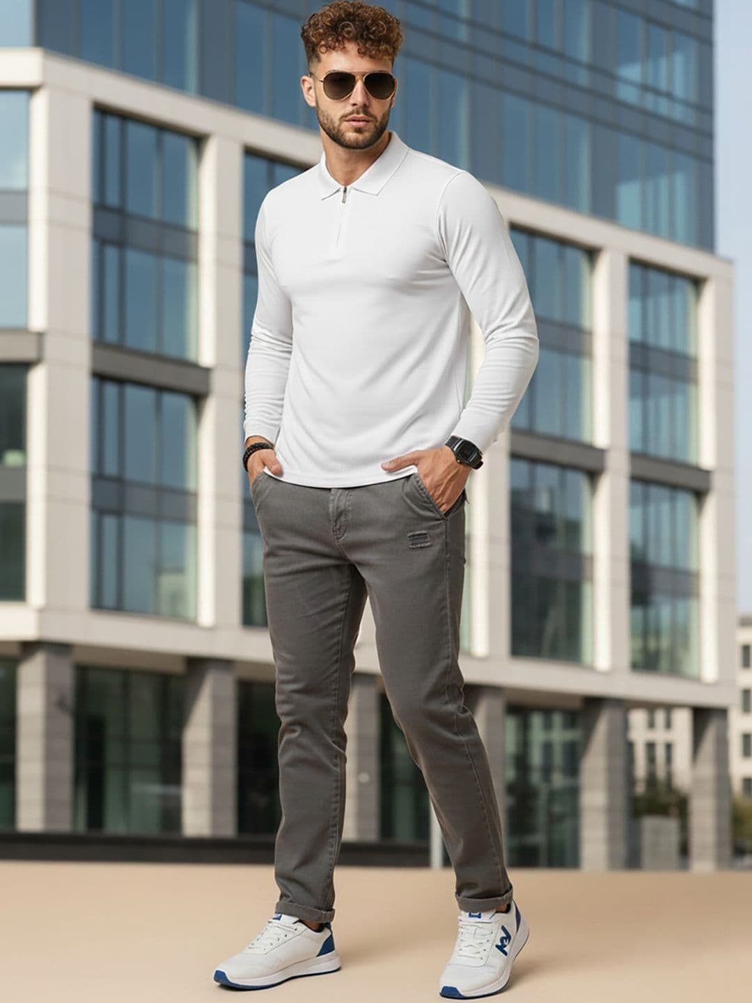 SZN Men Polo Collar T-shirt - view 1