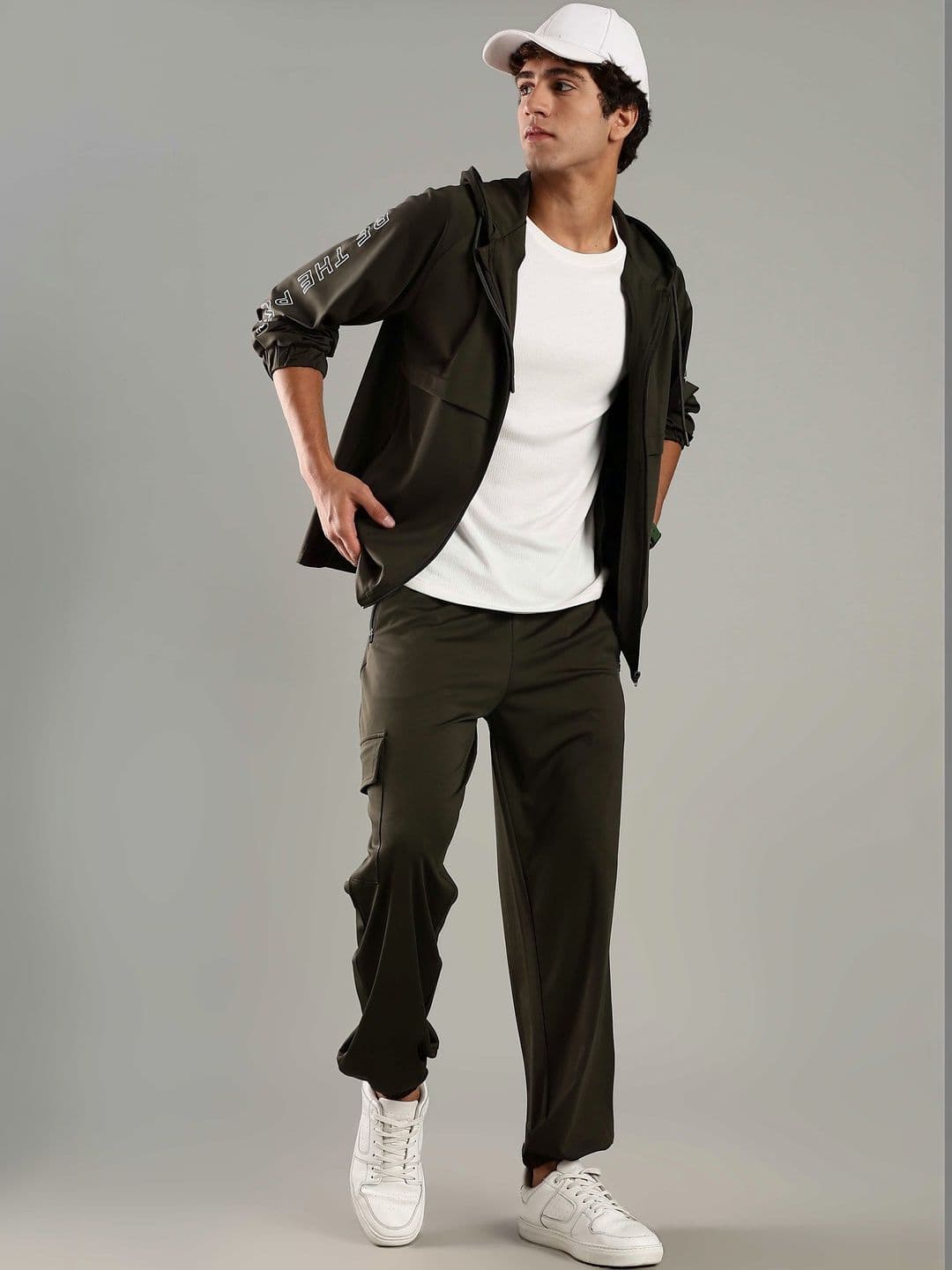 DOMIN8 Men Typography Lightweight Training or Gym Sporty Jacket - view 1