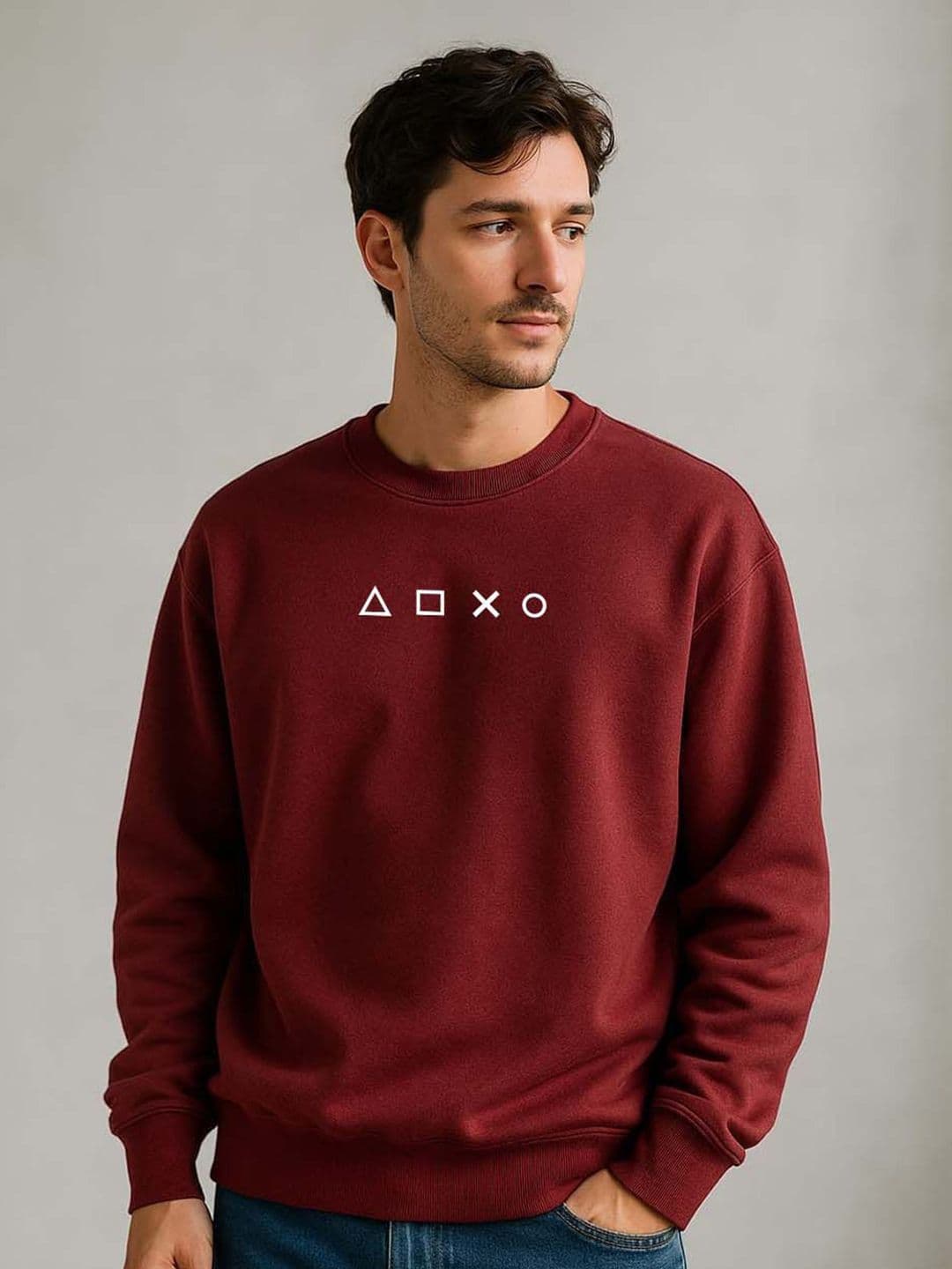 Organic Chics Men Printed Sweatshirt - view 1