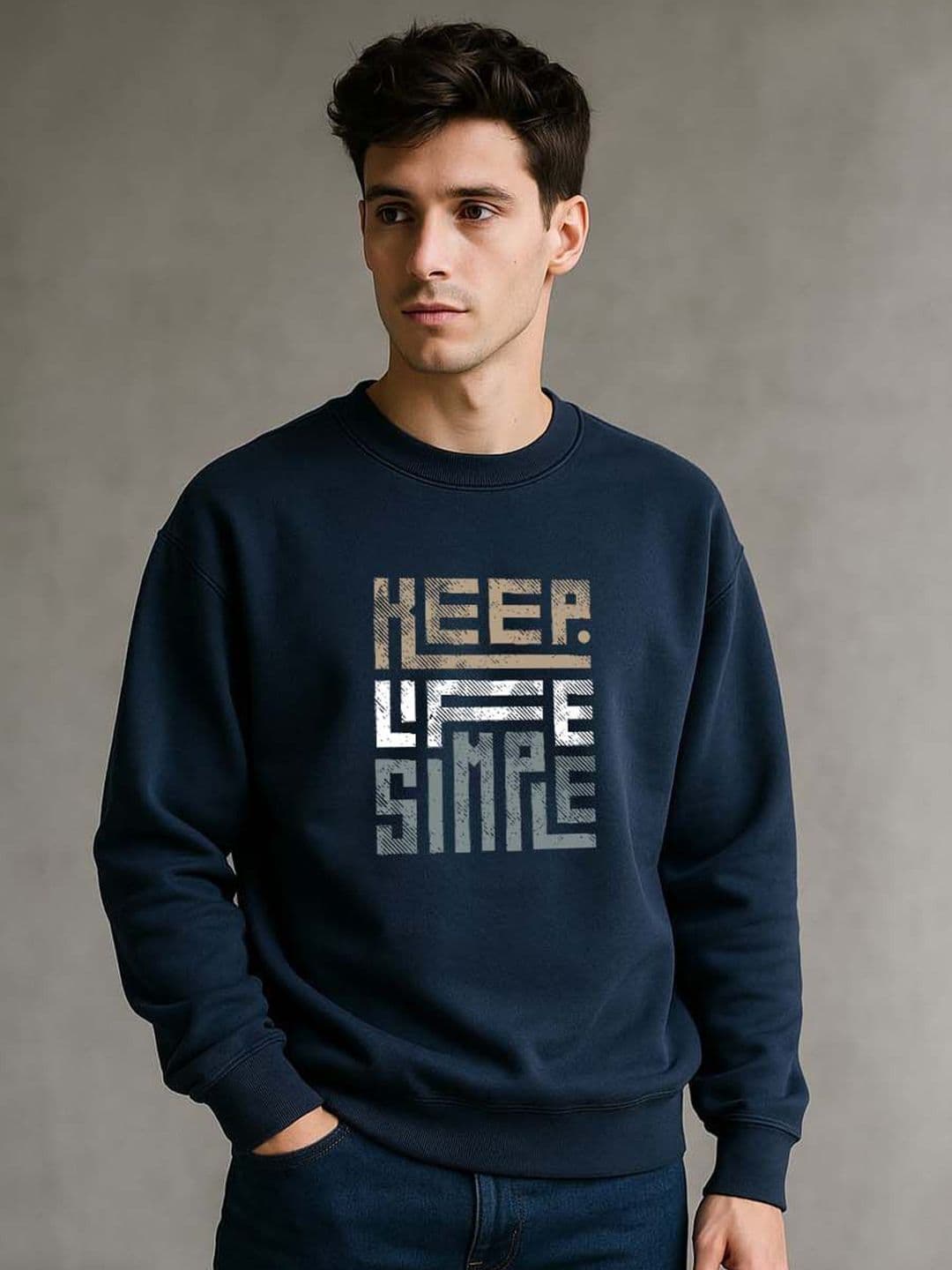 Organic Chics Men Printed Sweatshirt - view 1