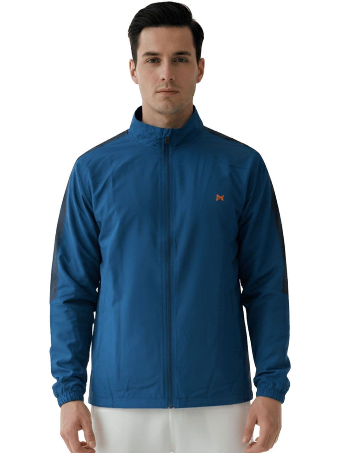 Force NXT Men Brand Logo Colourblocked Lightweight Sporty Jacket - view 1