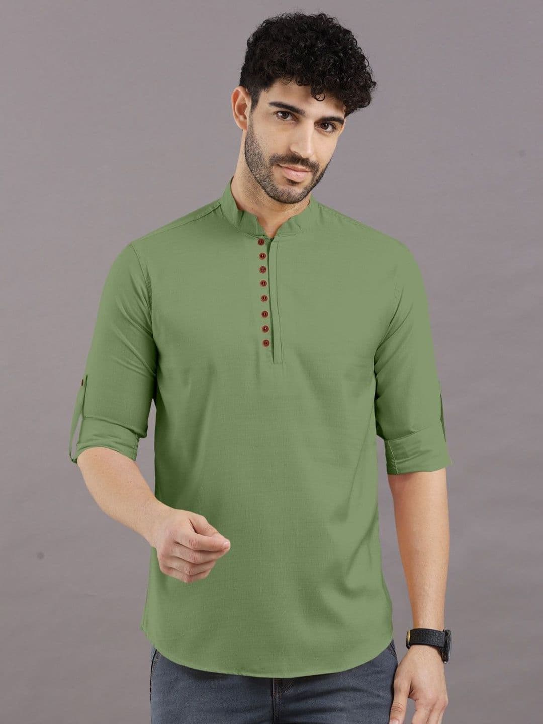 VTEXX Men Thread Work Kurta - view 1