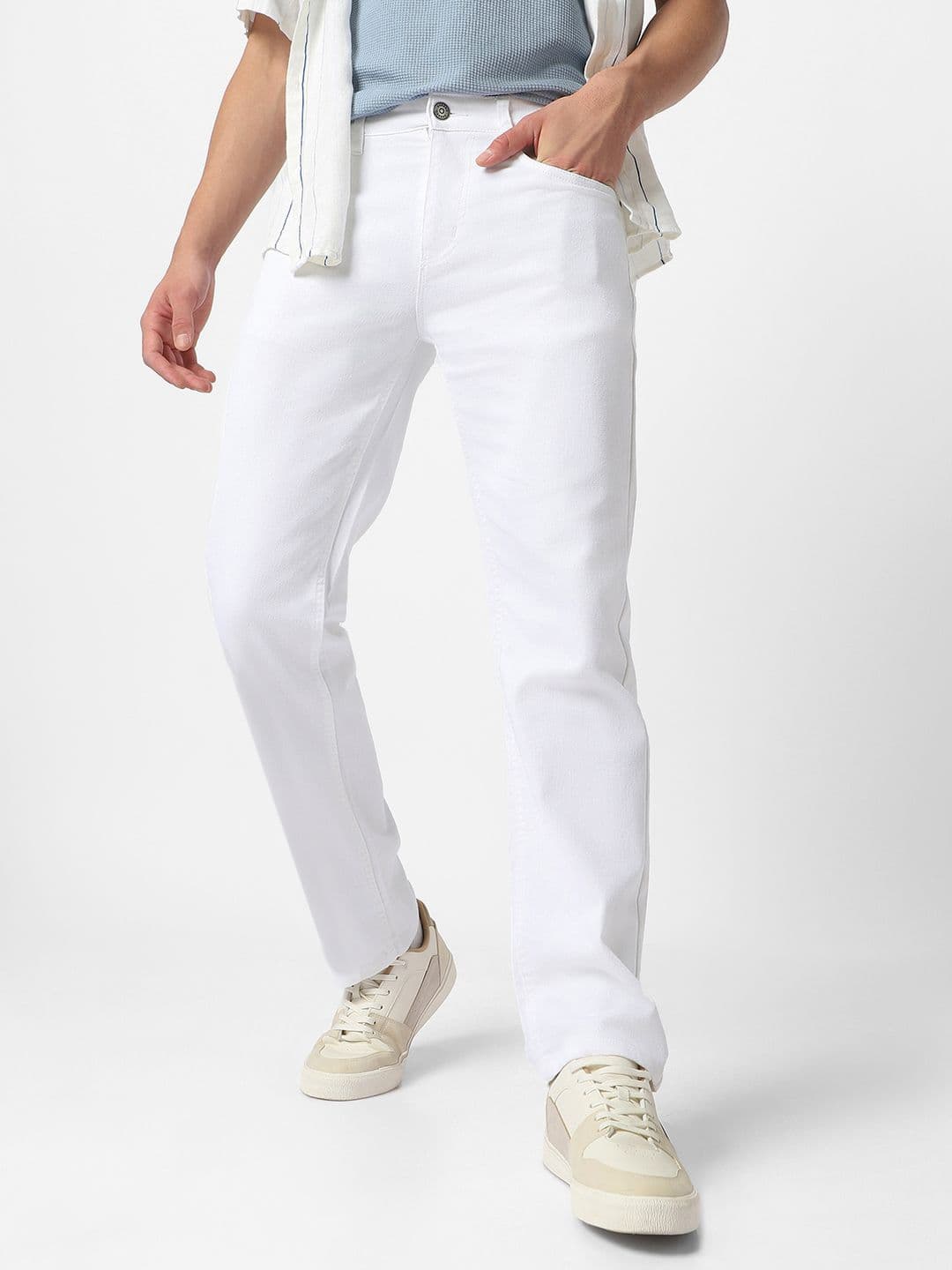 Urbano Fashion Men Regular Fit Washed Stretchable Jeans - view 1