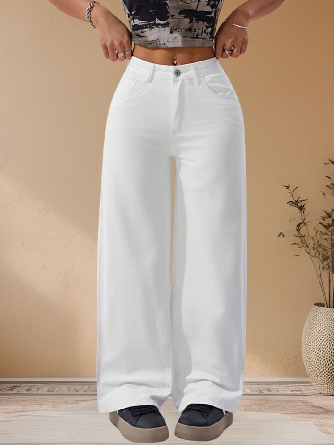 STITCH FACTORY Women Straight Fit High-Rise Jeans - view 1
