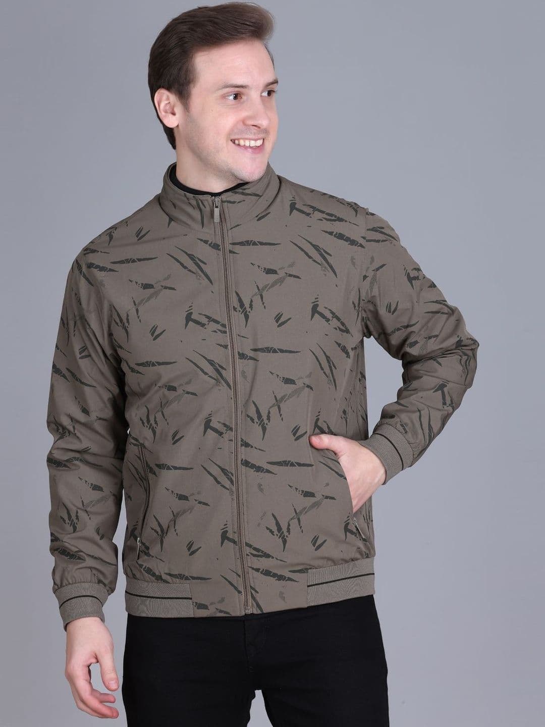 Rare Times Men Checked Lightweight Bomber Jacket - view 1