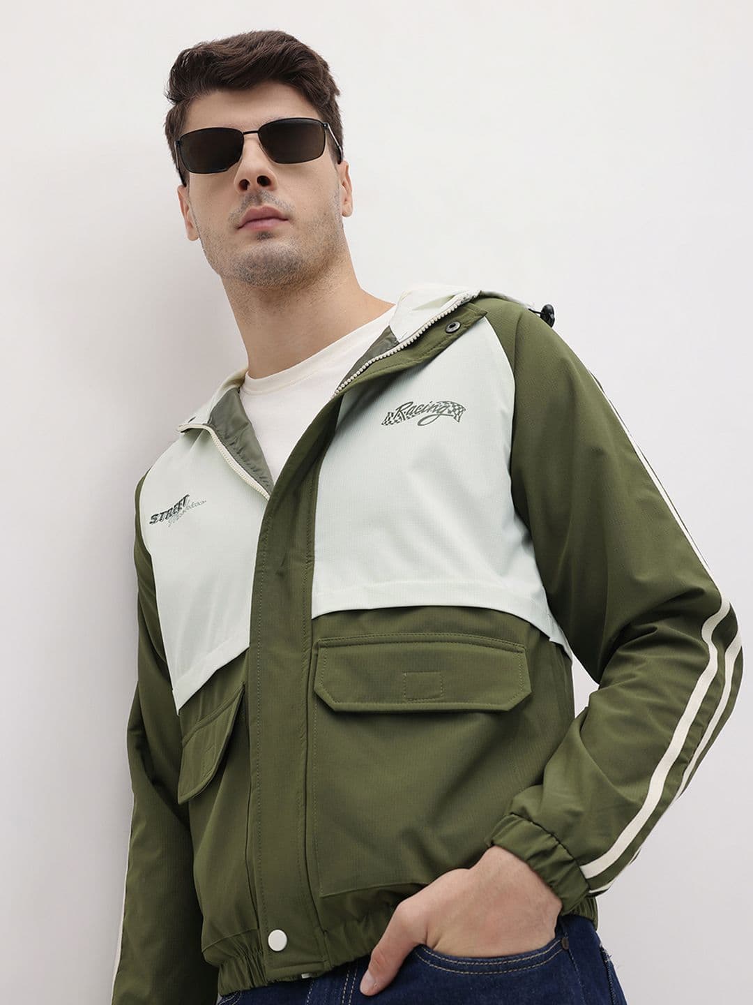 The Roadster Life Co. Hooded Paneled Tailored Jacket - view 1