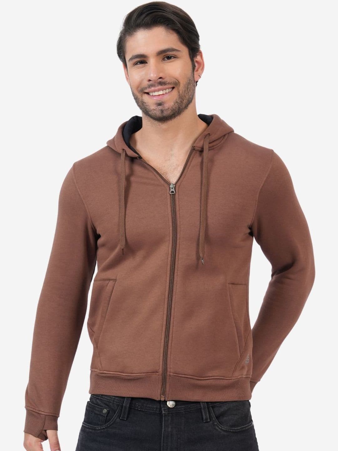 Bonjour Men Woollen Lightweight Open Front Jacket - view 1
