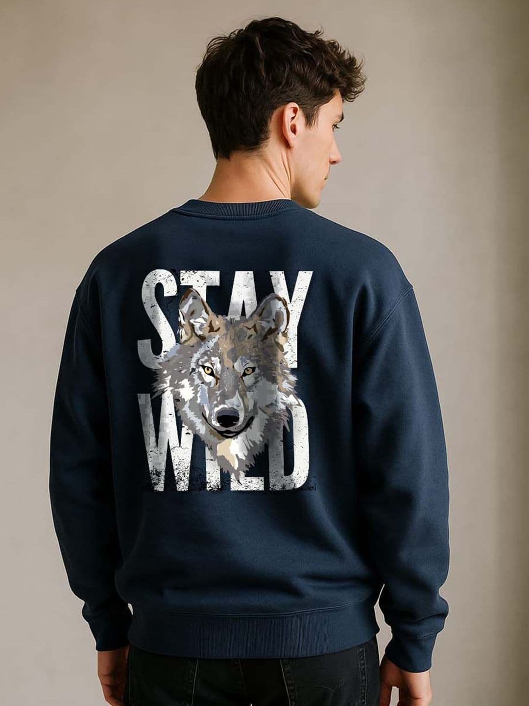 Organic Chics Men Printed Sweatshirt - view 1