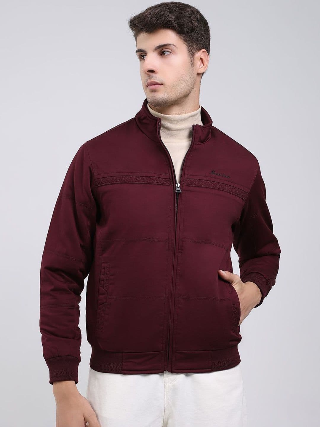 Monte Carlo Men Bomber with Embroidered Jacket - view 1