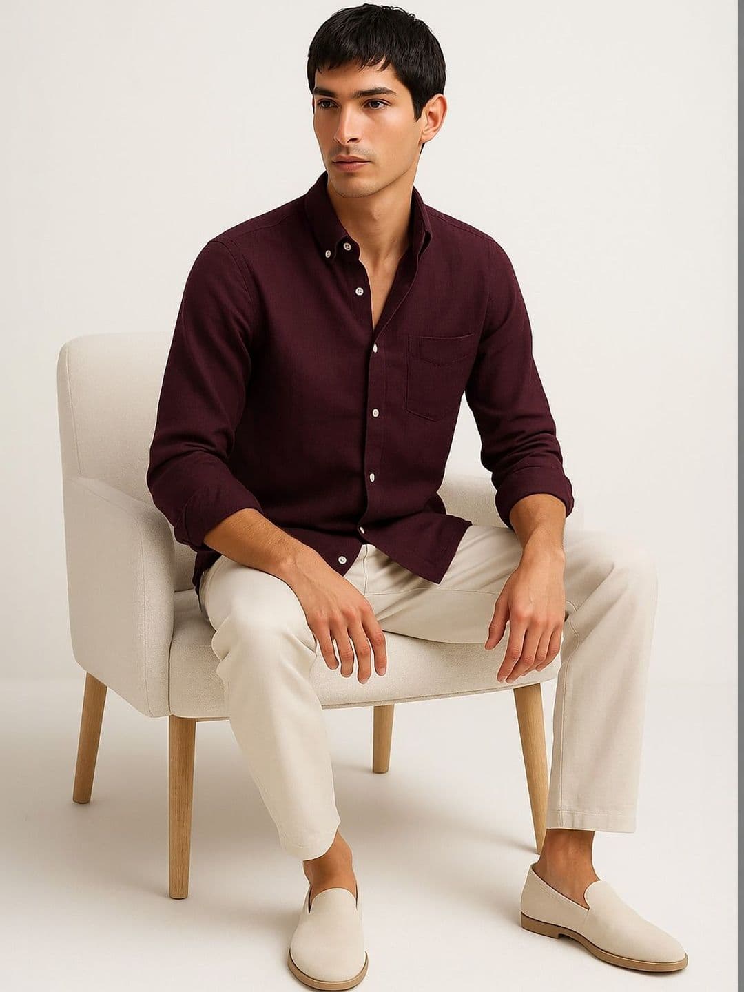 MISCHIEF MONKEY Men Classic Casual Shirt - view 1