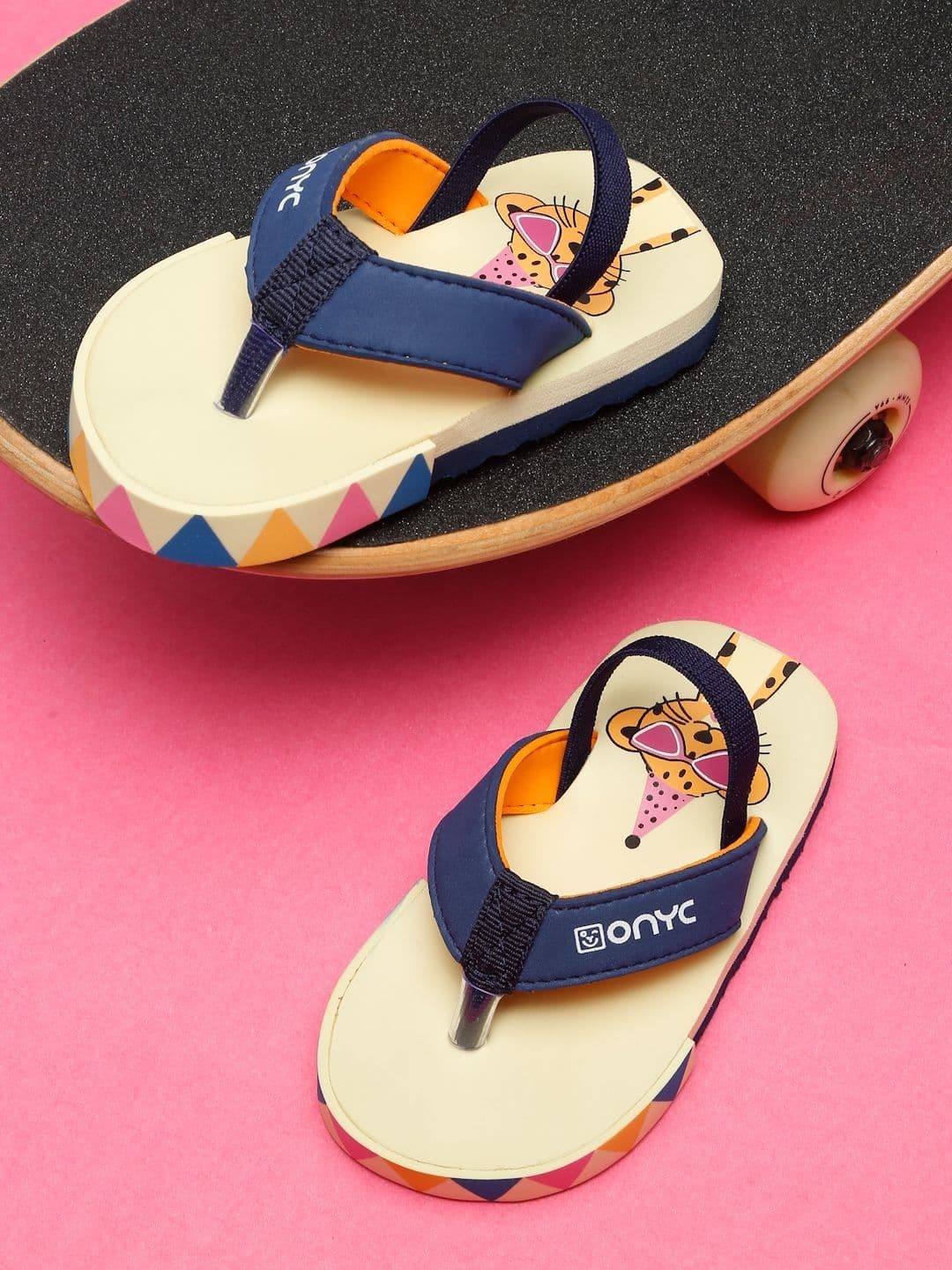 ONYC Unisex Kids Printed Thong Flip-Flops - view 1