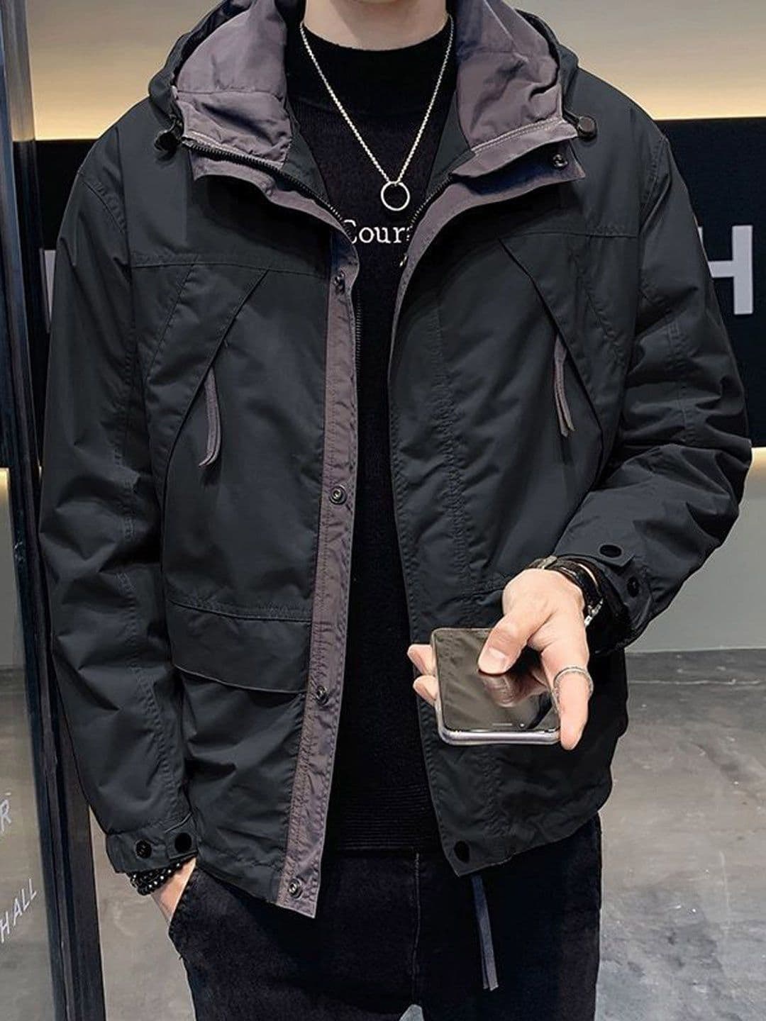 KPOP Men Puffer Jacket - view 1