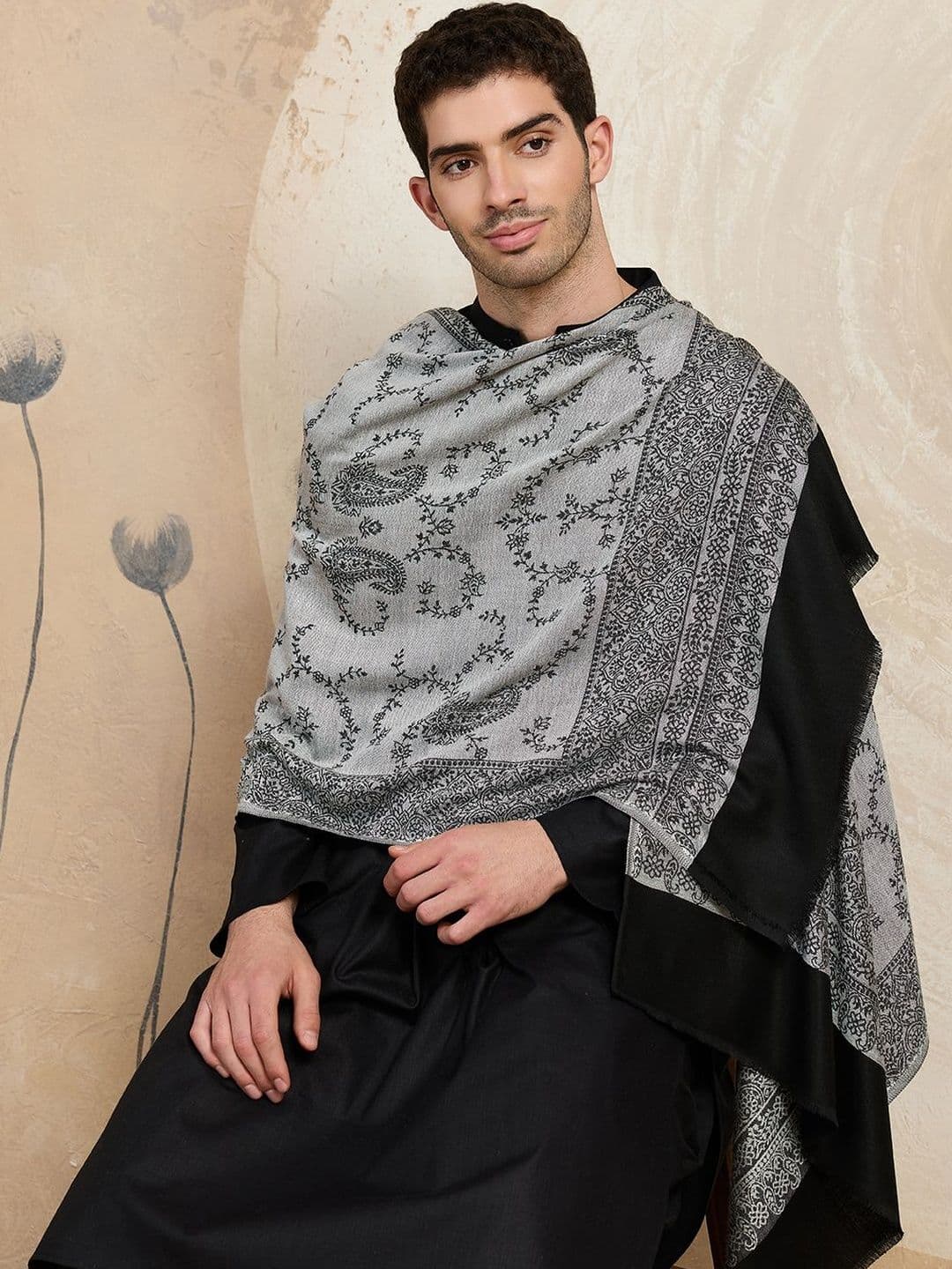 WEAVERS VILLA Men Merino Wool Mufflers - view 1