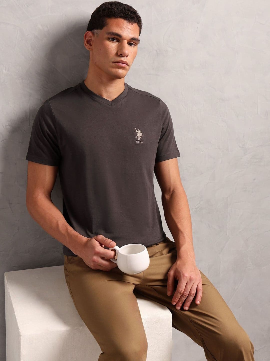 U.S. Polo Assn. Pure Cotton Comfort Fit Lounge T-Shirt - view 1