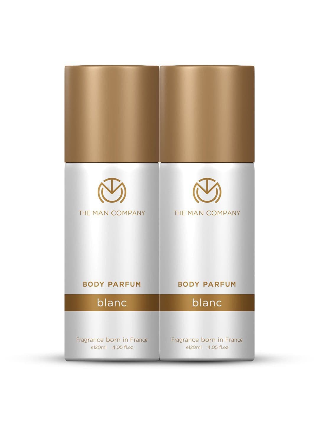 THE MAN COMPANY Men Set Of 2 Blanc Long Lasting & No-Gas Deodorant Spray - 120ml Each - view 1