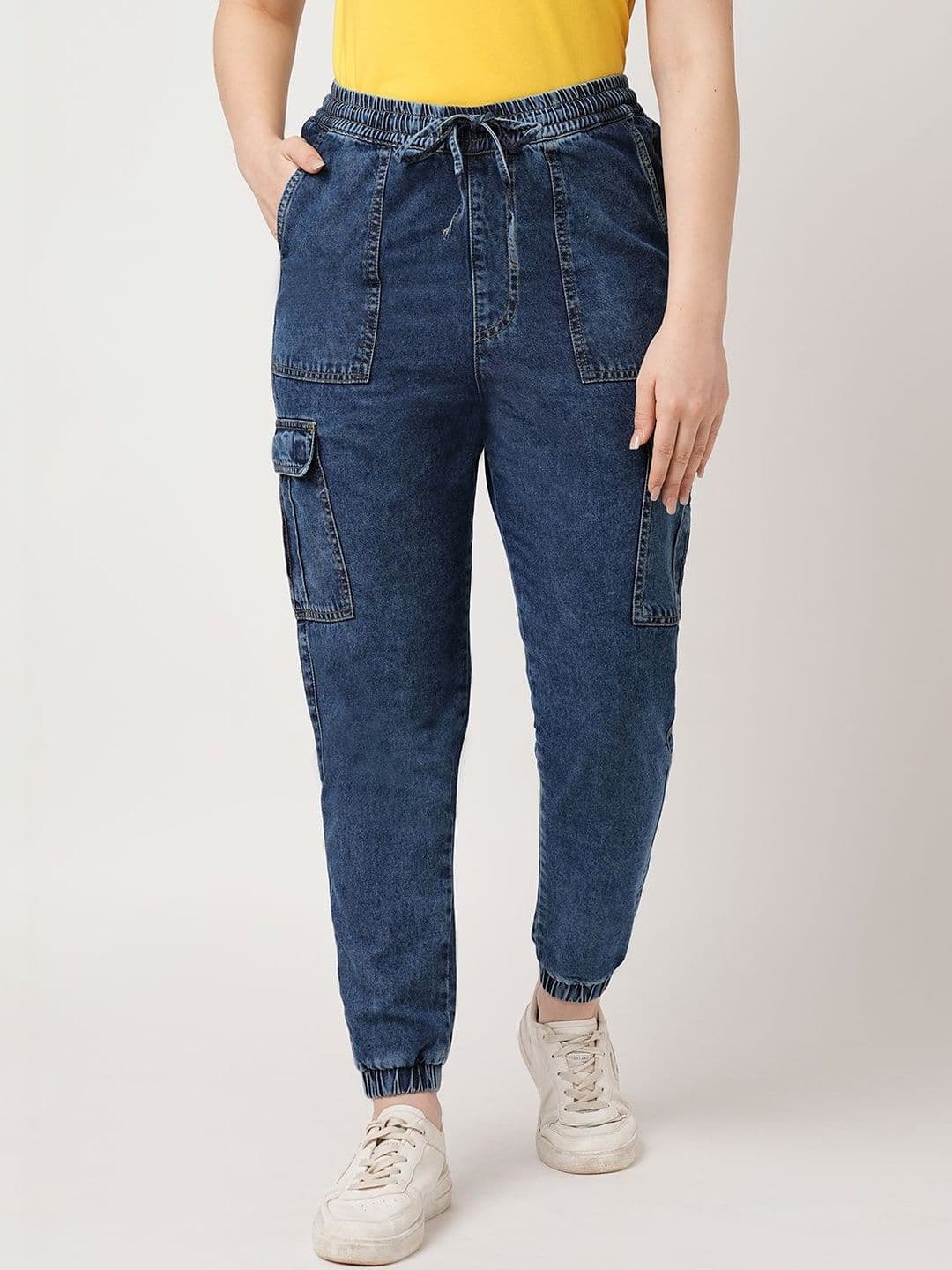 Kraus Jeans Women High-Rise Cargos Trousers - view 1