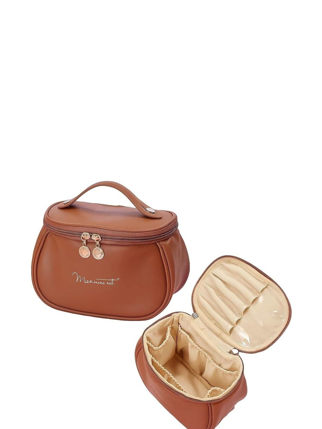 Mebo Brown Set of 1 Water Resistant Makeup Organiser Organisers - view 1