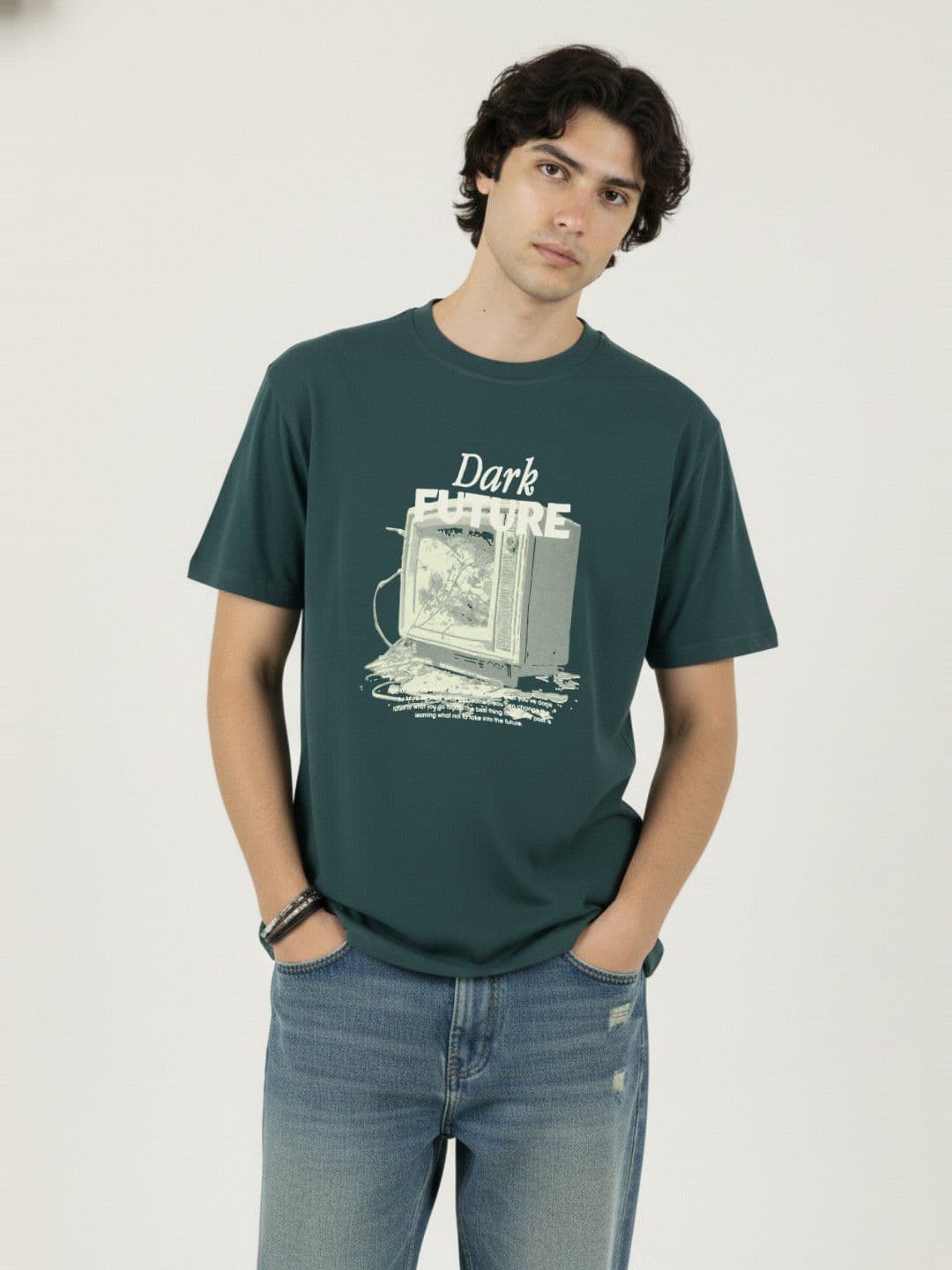 glitchez Graphic Printed T-shirt - view 1
