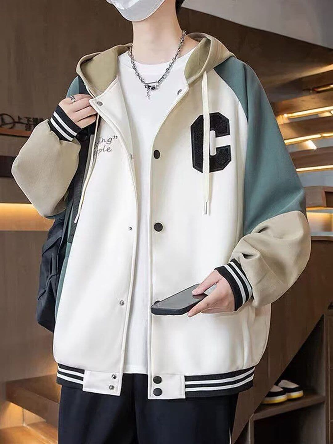 StyleCast x Revolte Men Colourblocked Casual Jacket - view 1