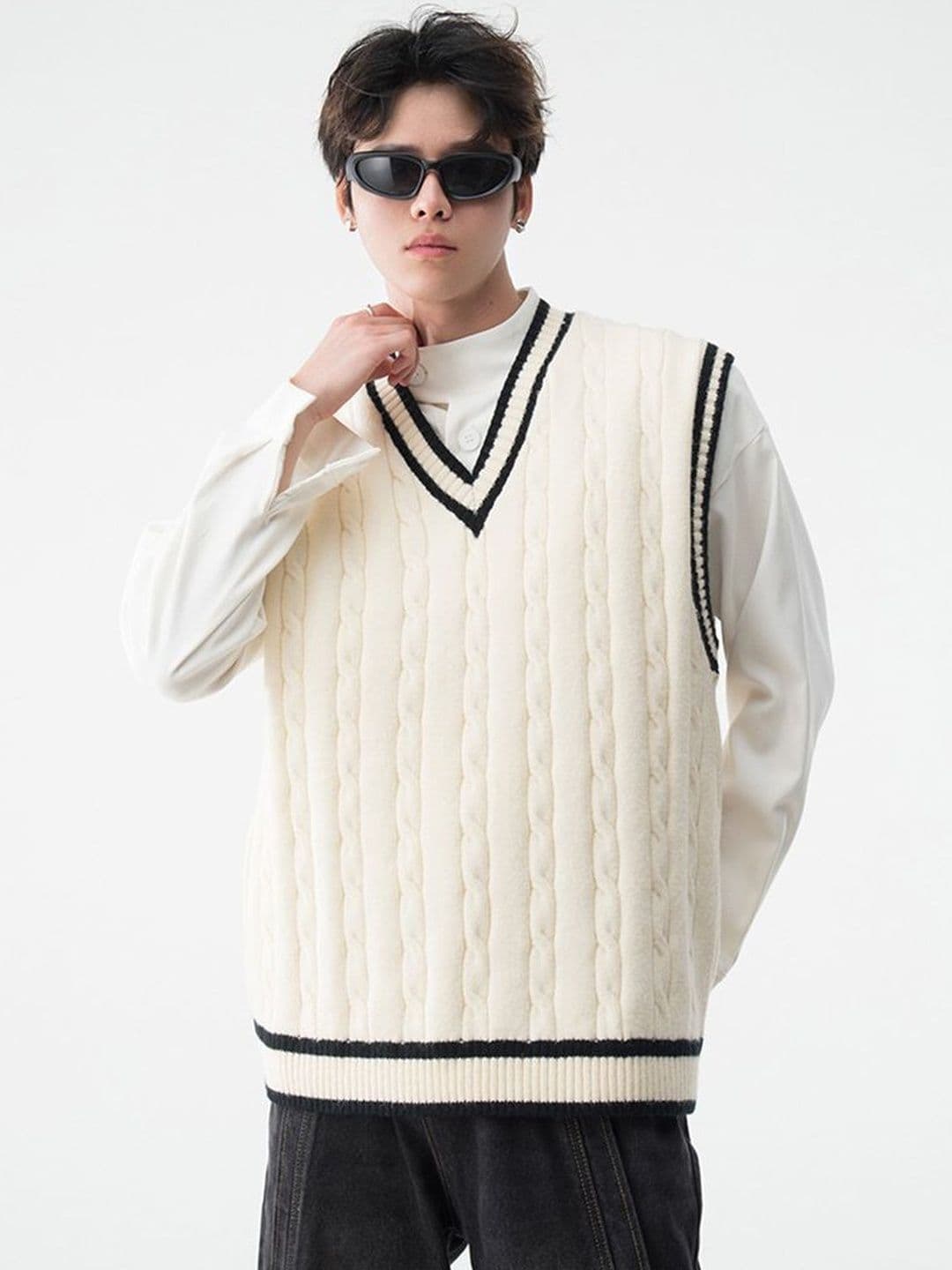 StyleCast x Revolte Men Sweater Vest - view 1