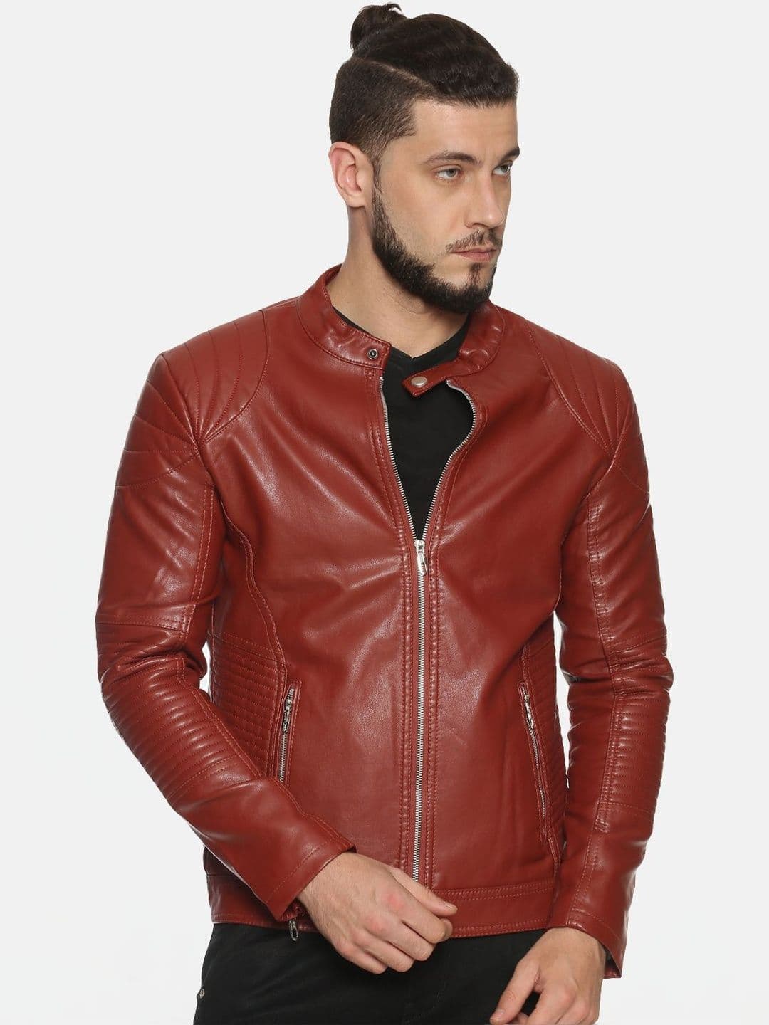 SHOWOFFFF Men Windcheater Biker Jacket - view 1