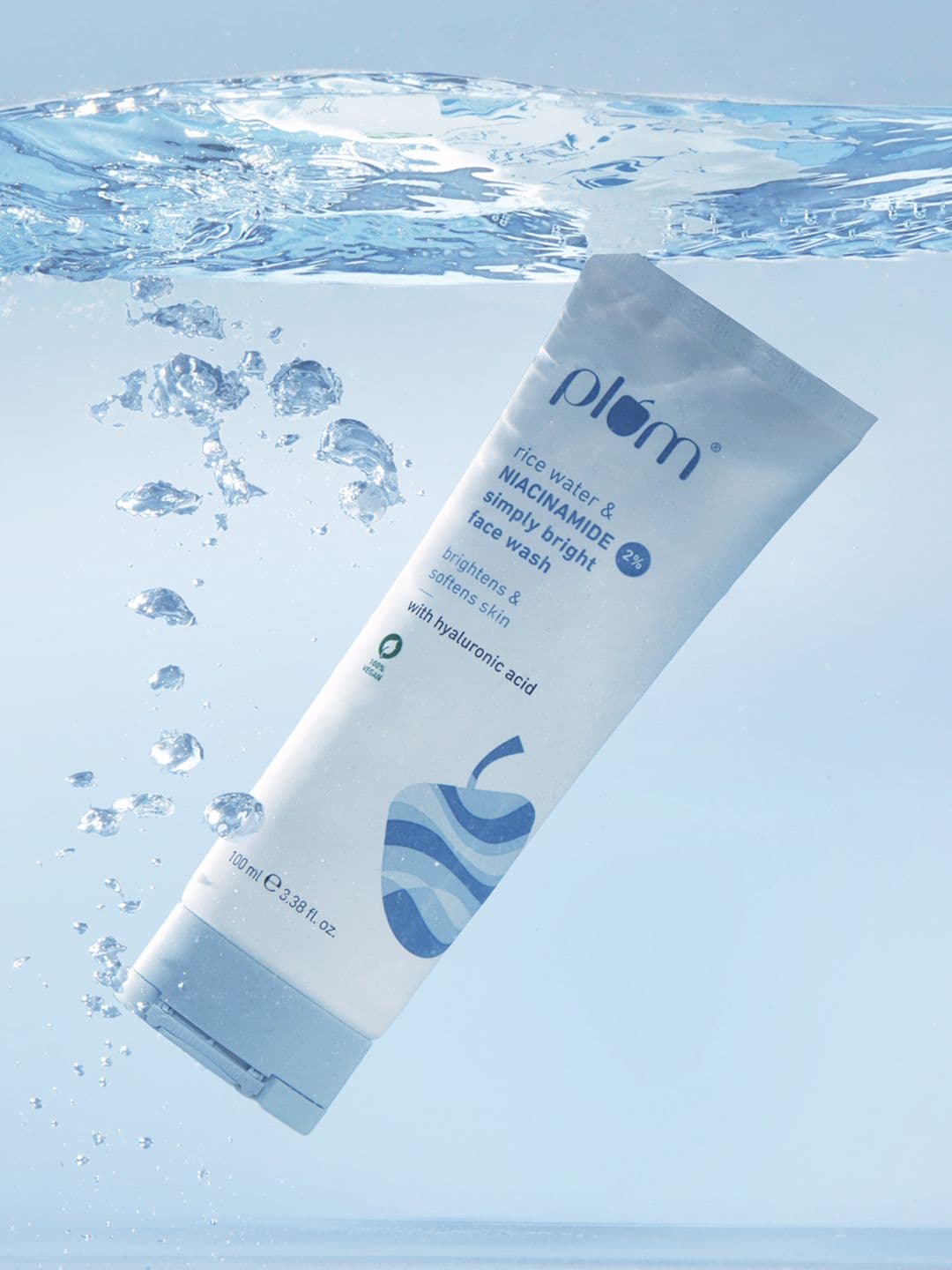 Plum Simply Bright 2% Niacinamide Face Wash With Rice Water-100ml - view 1